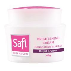 Skincare Halal untuk Kelembapan Kulit Wajah - Safi White Natural Brightening Cream Mangosteen Extract 45 gr